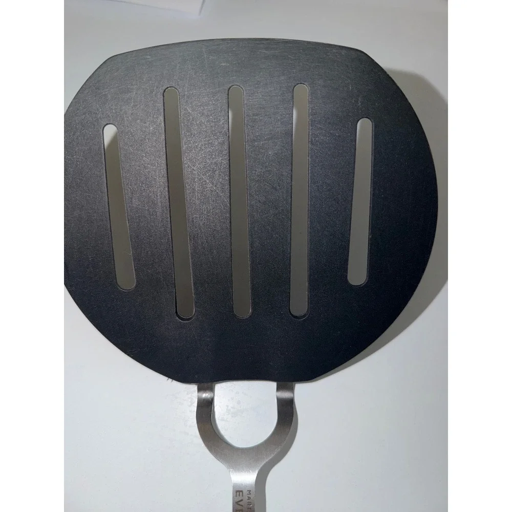 Martha Stewart Everyday Wide Slotted Turner Spatula Stainless Steel Nylon Head